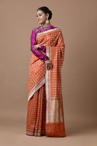 Benaras Silk Bridal Jaal Buti Saree