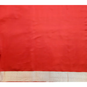 Benaras Silk Parrot Jaal Satin Saree