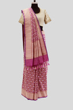 Load image into Gallery viewer, Benaras Silk Ultakatori Jaal Saree
