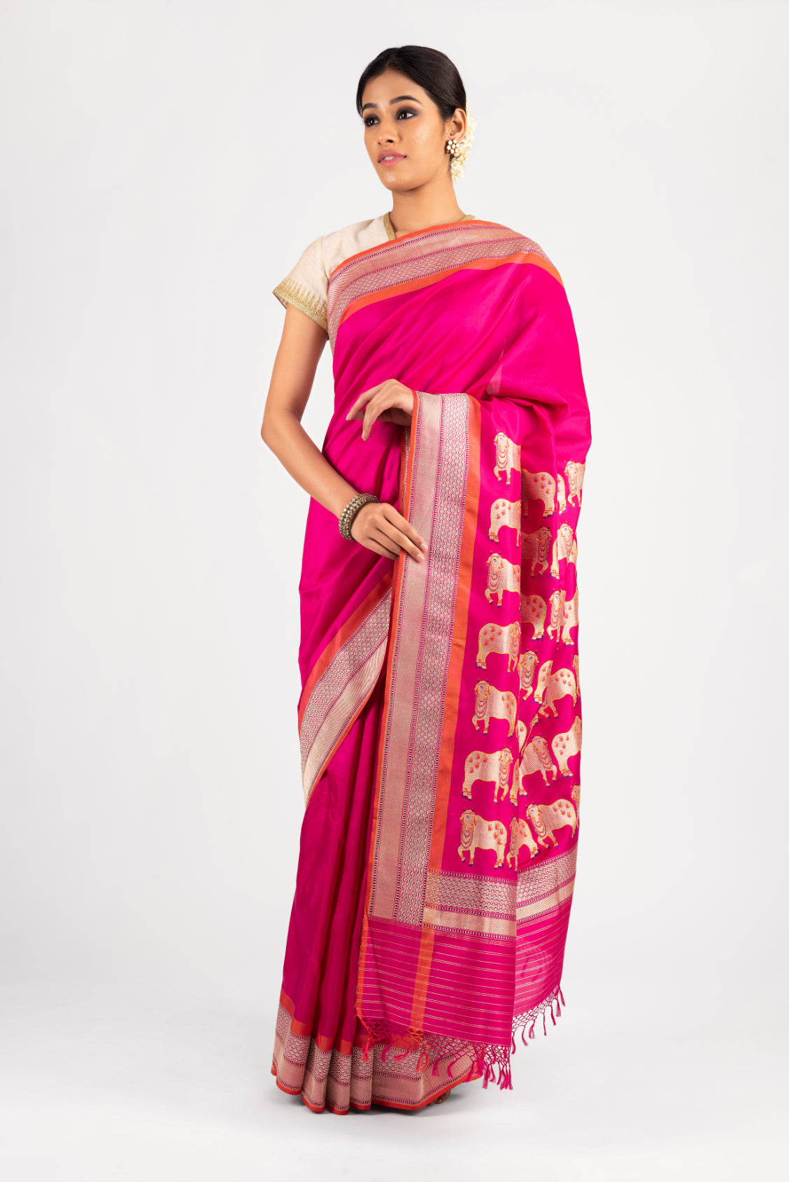 Taapsee Pannu  in our Banarasi Silk Nandi....