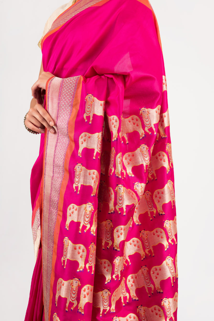 Taapsee Pannu  in our Banarasi Silk Nandi....