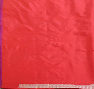 Benaras Silk Chetak Jaal Red Saree