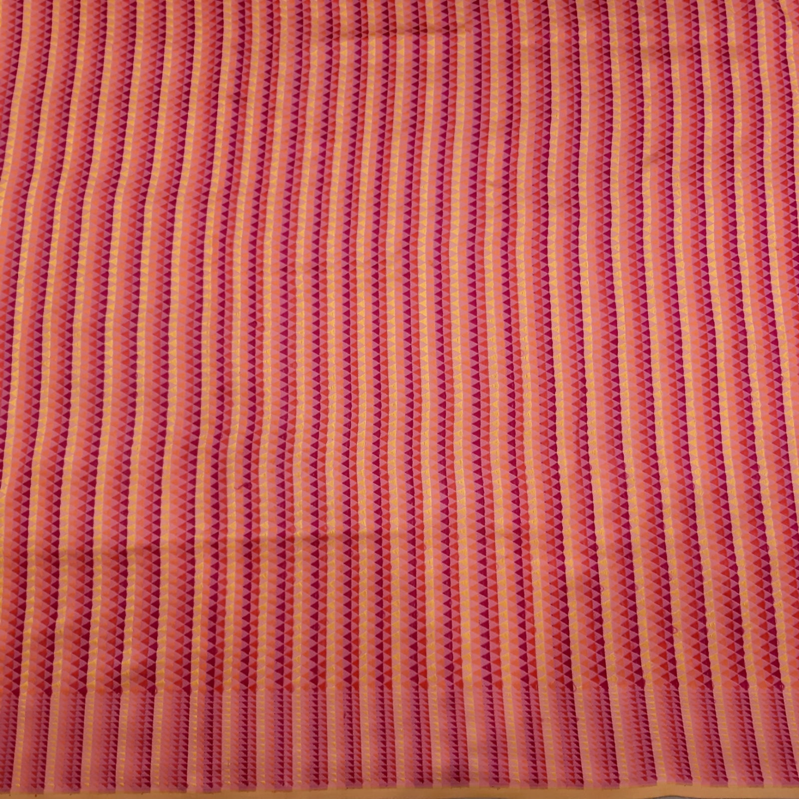 Benaras Silk Triangles Palla Saree