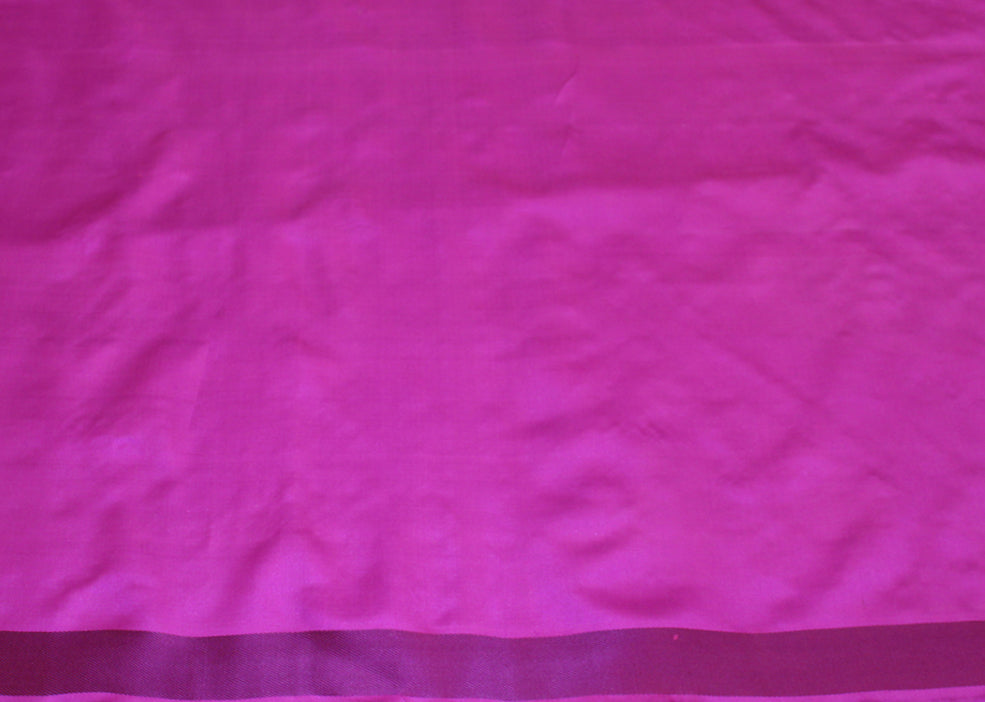 Benaras Satin Bird On Tree Saree