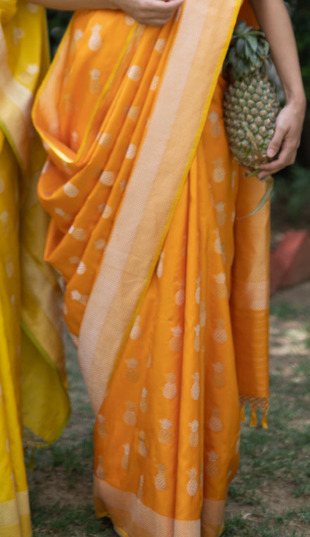 Benaras Silk Tropical Summer Saree