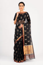 Load image into Gallery viewer, Kota Cotton Playing Cards Motif Saree
