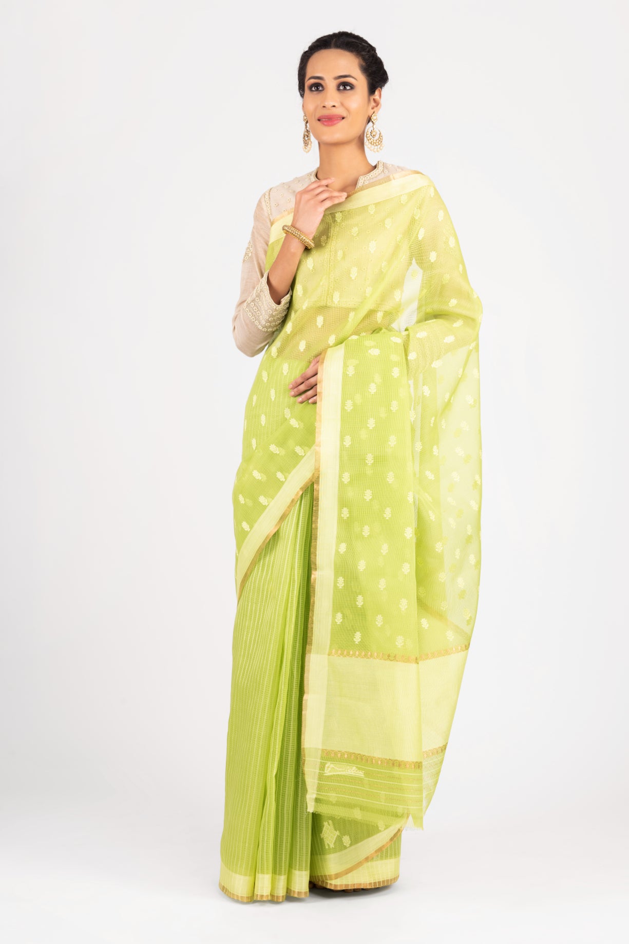 Kota Cotton Ayaz Motif Saree