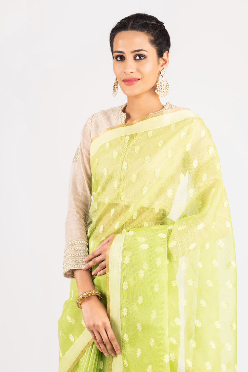 Kota Cotton Ayaz Motif Saree