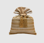 Load image into Gallery viewer, Brocade Temple Broder Embroidery Potli
