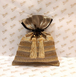 Load image into Gallery viewer, Brocade Temple Broder Embroidery Potli
