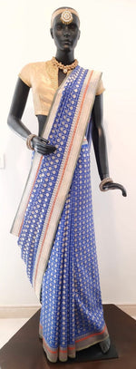 Load image into Gallery viewer, Benaras Silk Bridal Jaal Buti Saree

