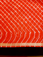 Load image into Gallery viewer, Kotah Silk Leheriya Saree with Zari Border
