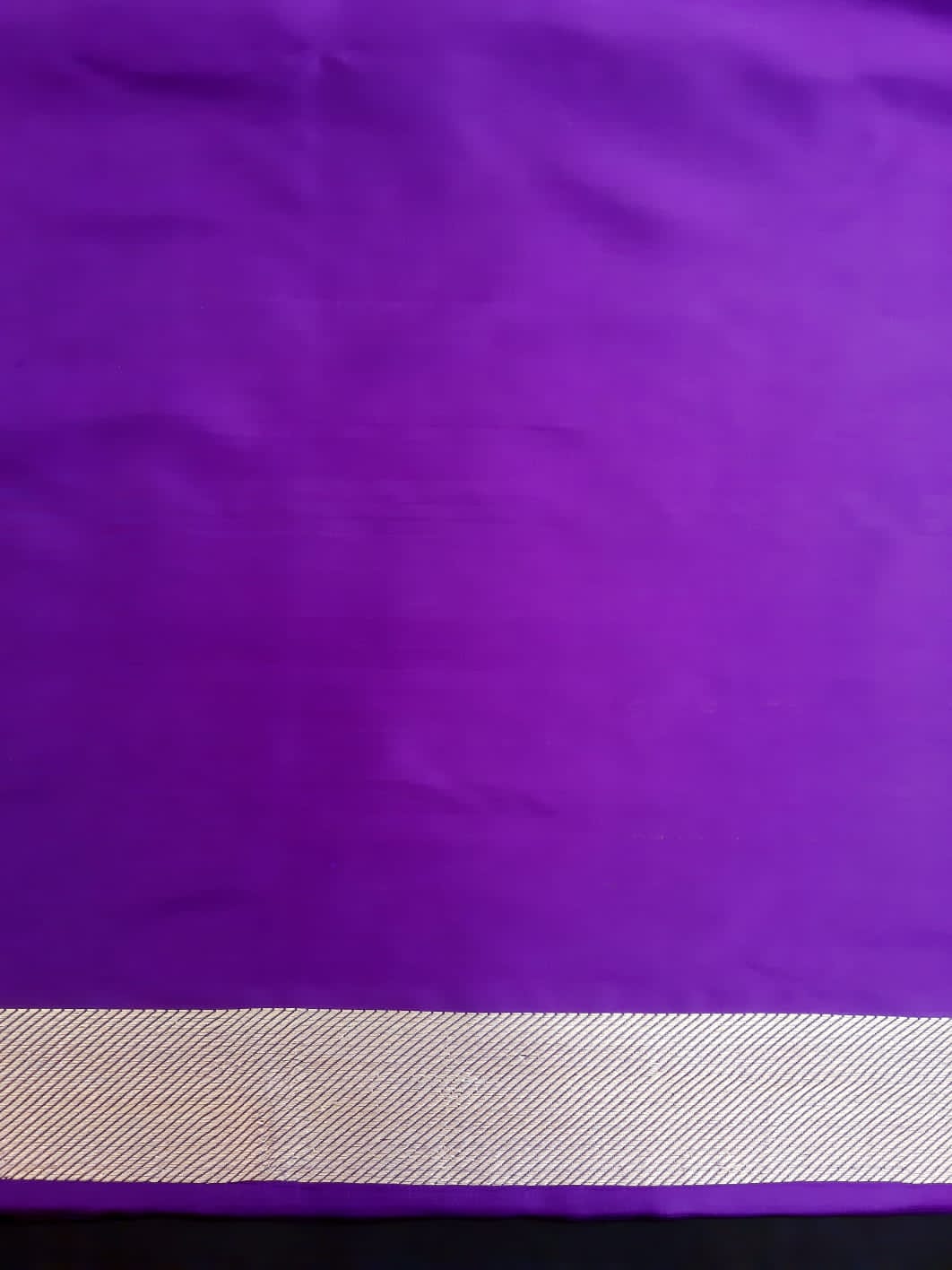 Benaras Silk Pushkar Silver / Gold Design Saree
