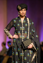 Load image into Gallery viewer, Kota Cotton Long Black Tunic with Palazzo
