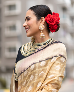 Benaras Tissue Gharchola Saree