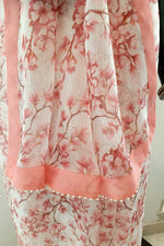 Load image into Gallery viewer, Kota Silk Floral Jaal Digital Print Saree
