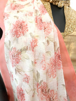 Load image into Gallery viewer, Kota Silk Floral Jaal Digital Print Saree
