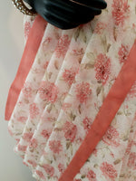 Load image into Gallery viewer, Kota Silk Floral Jaal Digital Print Saree
