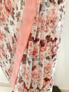 Kota Silk Floral Jaal Digital Print Saree