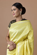 Load image into Gallery viewer, Benaras Silk Shikargah Design Saree
