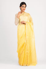 Load image into Gallery viewer, Kotah Silk Leheriya Saree with Zari Border
