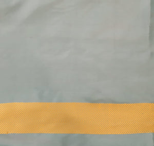 Benaras Silk Cluster Rose Katan Resham Buti Saree