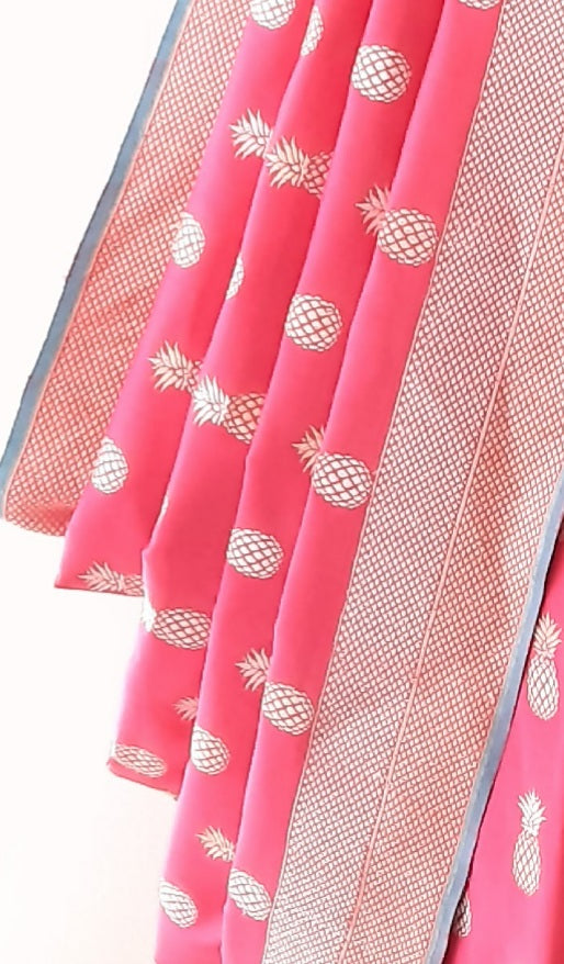 Benaras Silk Tropical Summer Saree