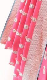 Load image into Gallery viewer, Benaras Silk Tropical Summer Saree

