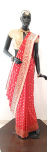 Benaras Silk Traditional Buti Saree
