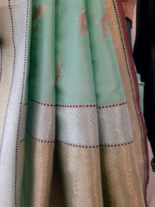 Benaras Silk Matsya Design Saree