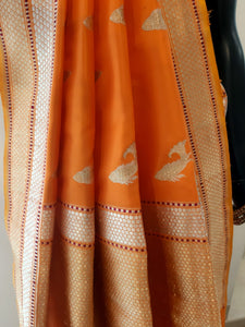 Benaras Silk Matsya Design Saree