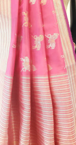 Load image into Gallery viewer, Benaras Silk Chetak Motif Saree
