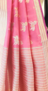 Benaras Silk Chetak Motif Saree