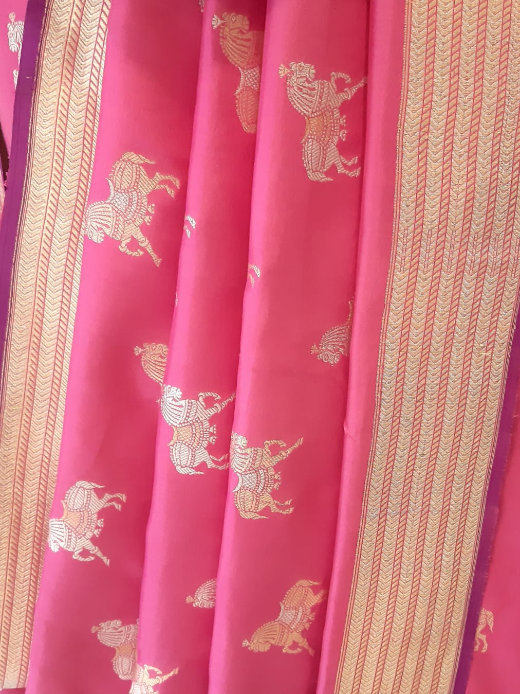 Benaras Silk Chetak Motif Saree