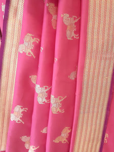 Benaras Silk Chetak Motif Saree
