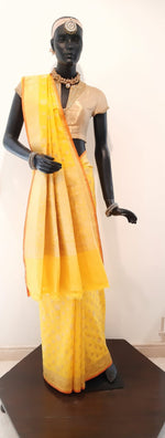 Load image into Gallery viewer, Benaras Silk Antique Buti Saree
