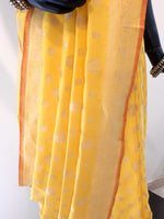 Load image into Gallery viewer, Benaras Silk Antique Buti Saree
