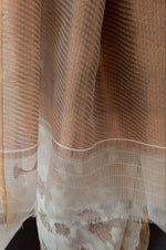 Load image into Gallery viewer, Kota Tissue Rose Jaal Saree
