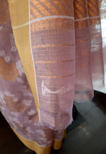 Load image into Gallery viewer, Kota Tissue Rose Jaal Saree

