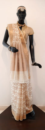Load image into Gallery viewer, Kota Sada Ultakatori Jaal Saree

