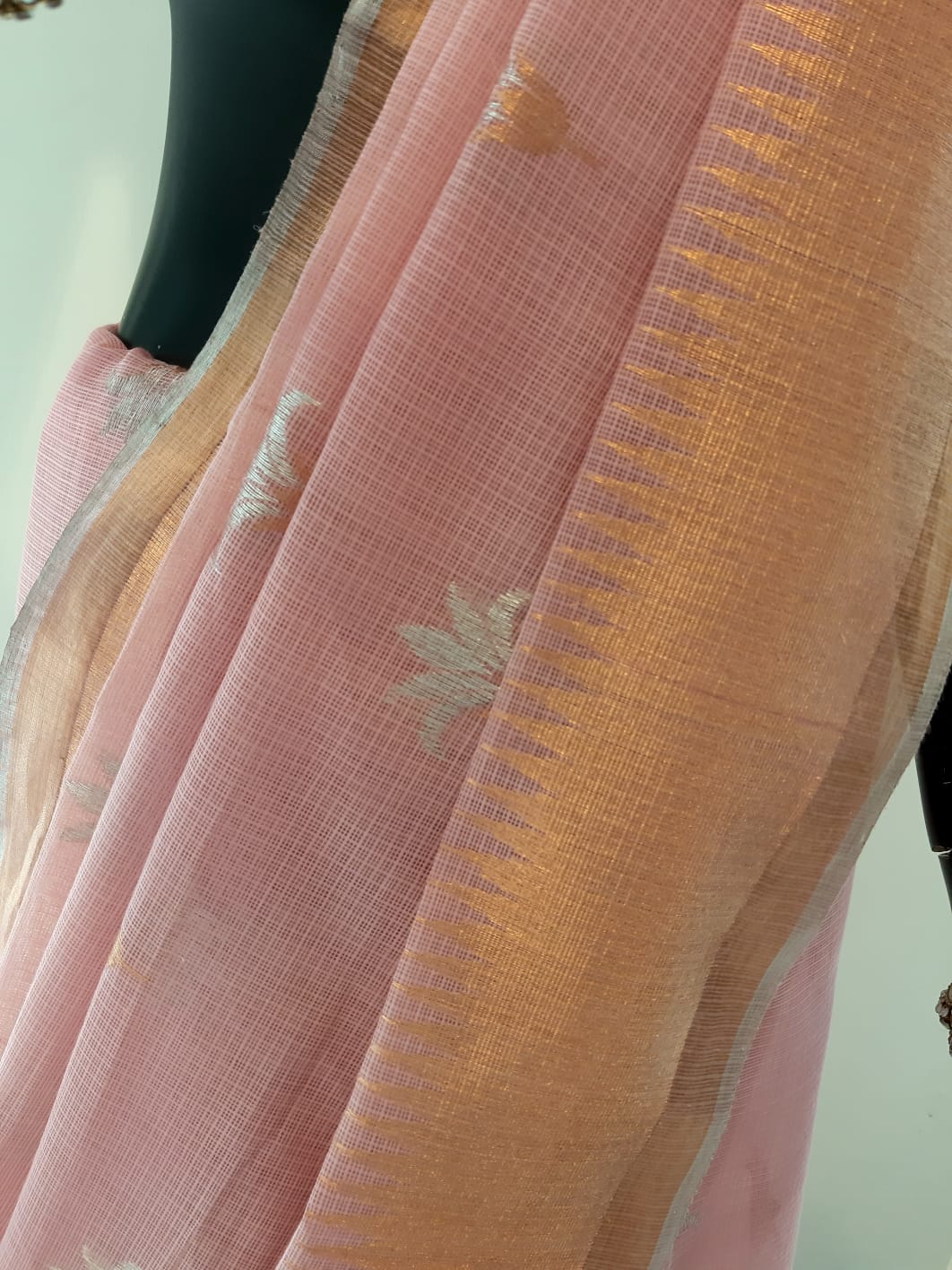 Kotah Kalash Buti with Temple Border Saree