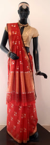 Kota Cotton Playing Cards Motif Saree