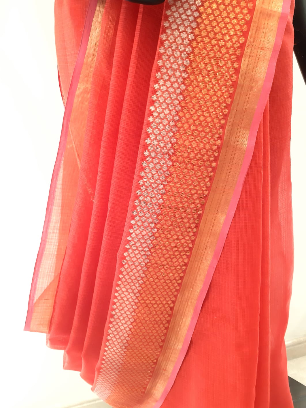 Kotah Cotton Buddha Palla Saree
