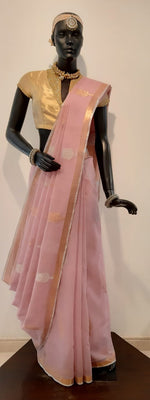 Load image into Gallery viewer, Kotah Cotton Cypress Tree Buti Saree (All Over)
