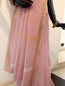 Kotah Cotton Cypress Tree Buti Saree (All Over)