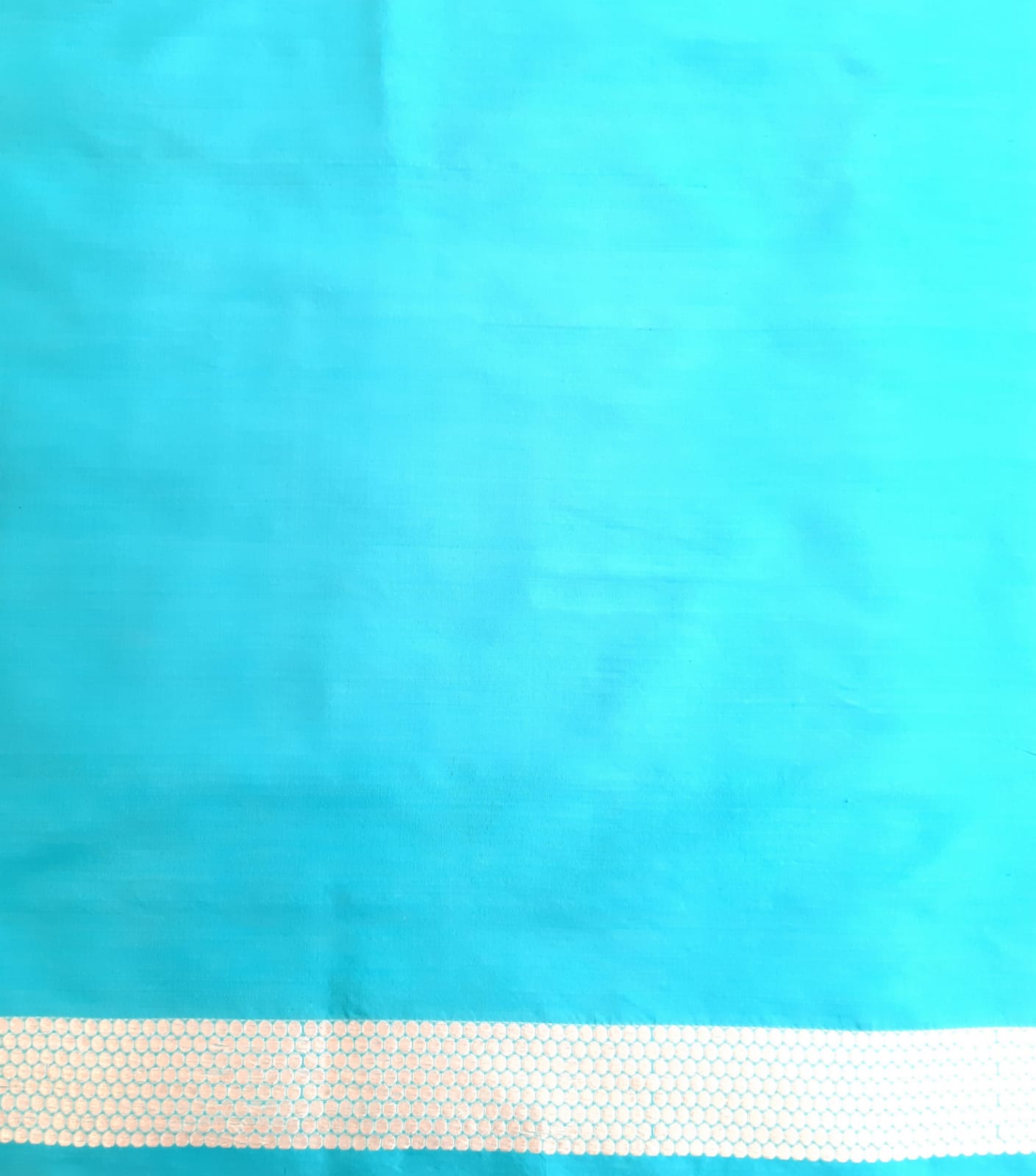 Benaras Silk Silver / Gold Double Leaf Motif Saree