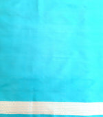 Load image into Gallery viewer, Benaras Silk Silver / Gold Double Leaf Motif Saree
