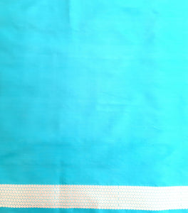 Benaras Silk Silver / Gold Double Leaf Motif Saree