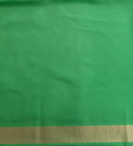 Benaras Silk Silver / Gold Double Leaf Motif Saree