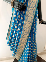 Load image into Gallery viewer, Benaras Silk Old Legacy Red Saree
